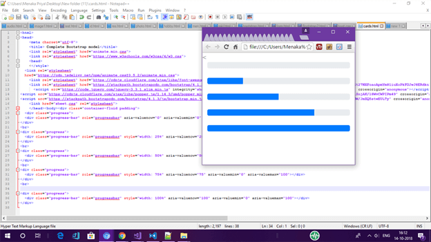 How To Create Progress Bar In Bootstrap